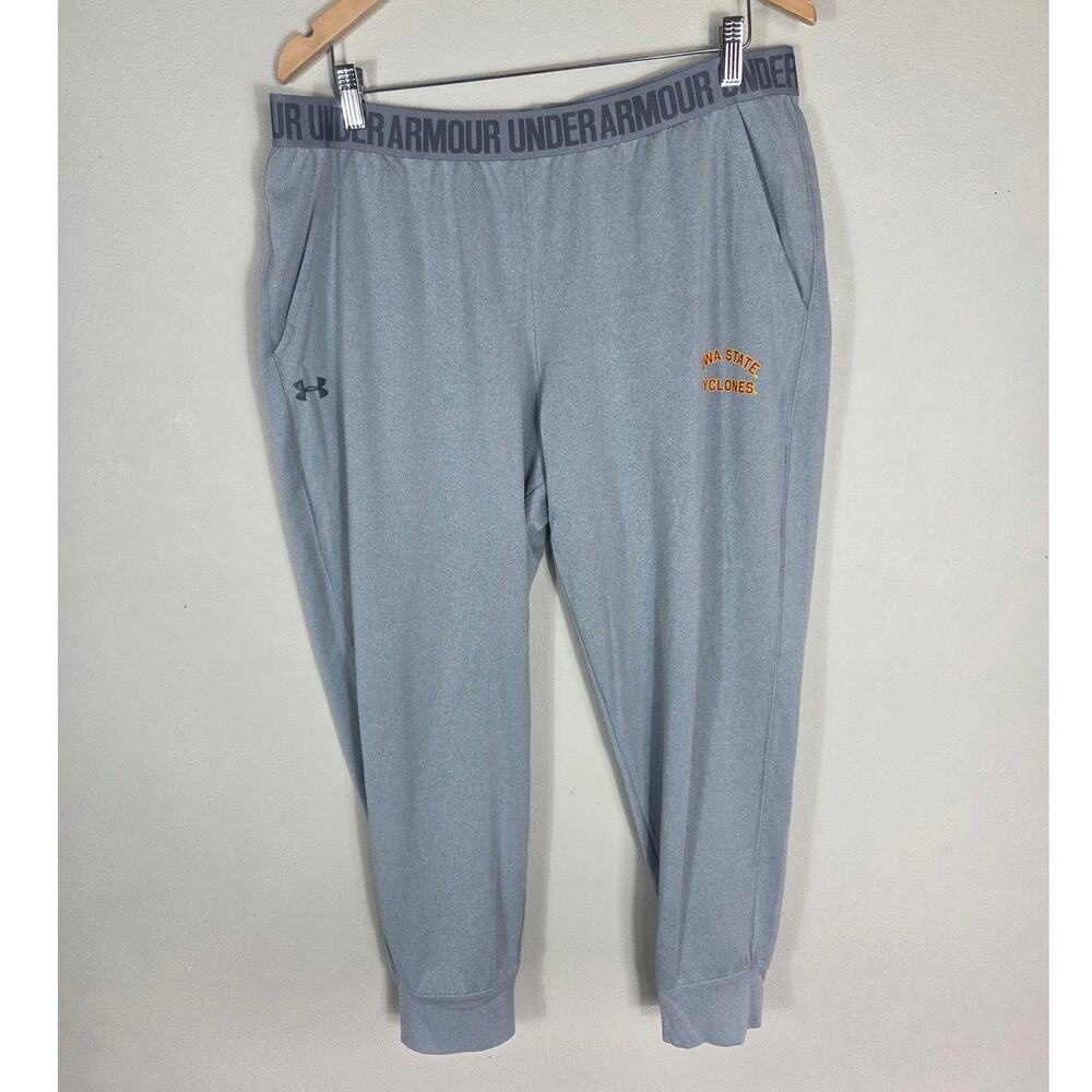 Under Armour Men's Iowa State Cyclone Gray Joggers Size XL